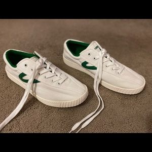 Tretorn sneaks, worn once.